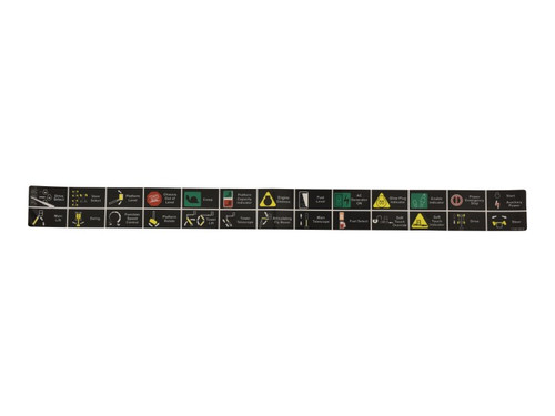 JLG Part # 1706708 | DECAL, LEGEND (PLF), EA