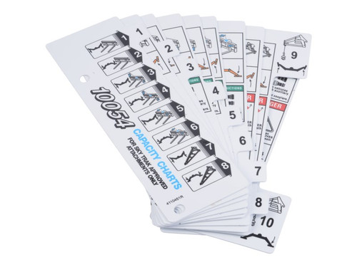 JLG Part # 1706800 | BOOKLET N. AMERICAN LOAD CHART, EA