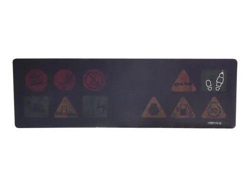 JLG Part # 1707113 | DECAL, PLATFORM DISPLAY (EURO), EA