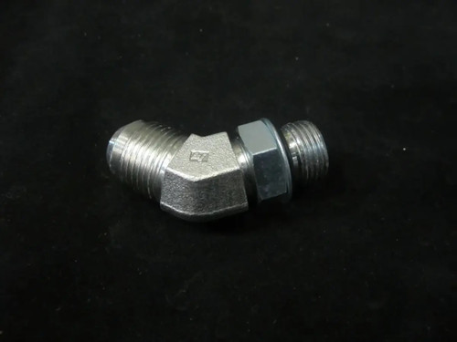 JLG Part # 2220950 | ADPT,45 S JIC/ORB 10-8 FG, EA