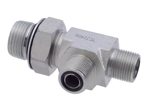 JLG Part # 2221084 | FTG,RUN TEE ORFS/ORB/ORFS- 8-1, EA