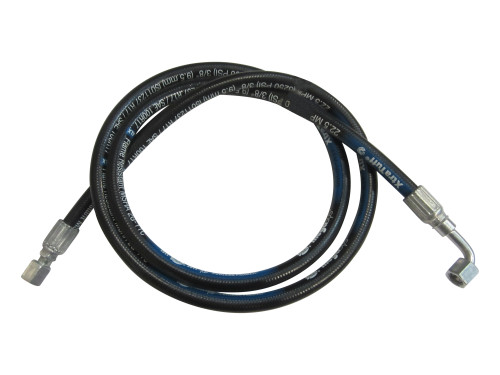 JLG Part # 2754233 | HOSE ASSY,3/8X78-STR-90M 37dFL, EA