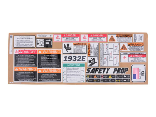 JLG Part # 2900925 | DECALS (1932/DOM), EA