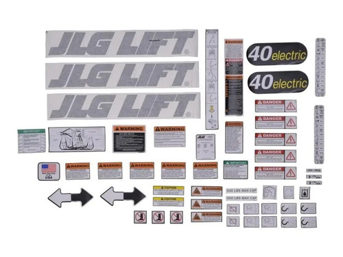 JLG Part # 2900930 | DECALS (40E,DOM/CSA), EA