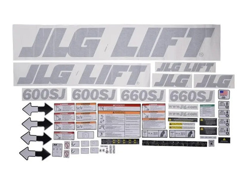 JLG Part # 2900970 | DECAL KIT (DOM) 600/660SJ, EA