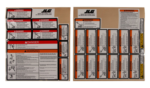 JLG Part # 2902307 | KIT, DECAL (ANSI), EA