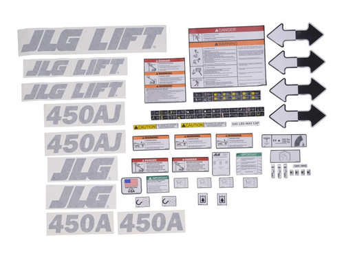 JLG Part # 2910061 | DECALS(DOM 1)(ENG)(450A/AJ), EA