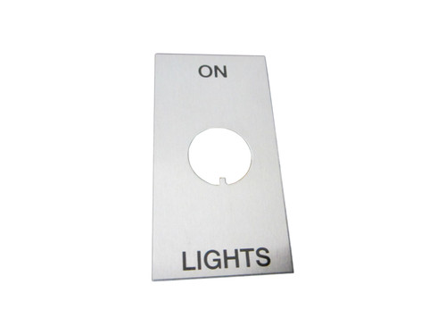JLG Part # 3250585 | NAMEPLATE, LIGHT, EA