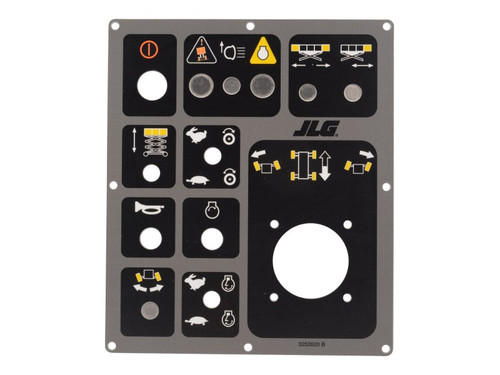 JLG Part # 3252620 | NAMEPLATE, CONT BOX LID, EA