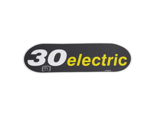 JLG Part # 1702253 | DECAL, 30E (MANUAL), EA