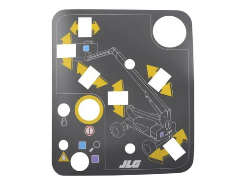 JLG Part # 1704443 | DECAL,M.T.B. PLATE AJ, EA