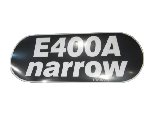 JLG Part # 1704900 | DECAL,MODEL DESIGNATION E400A, EA