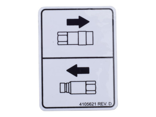 JLG Part # 4105621 | DECAL FOR AUX HYD, EA