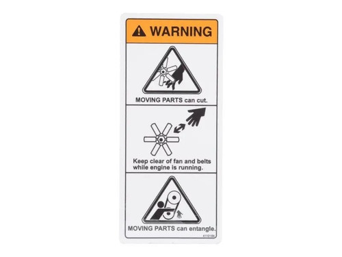 JLG Part # 4110184 | DECAL MOVING PARTS/ENTANGLEMEN, EA