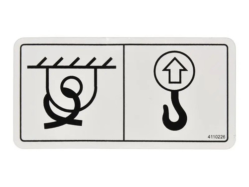 JLG Part # 4110226 | DECAL LIFT POINT/TIE DOWN, EA