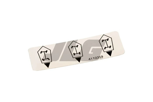 JLG Part # 4110359 | DECAL STEER MODE INDICATOR, EA
