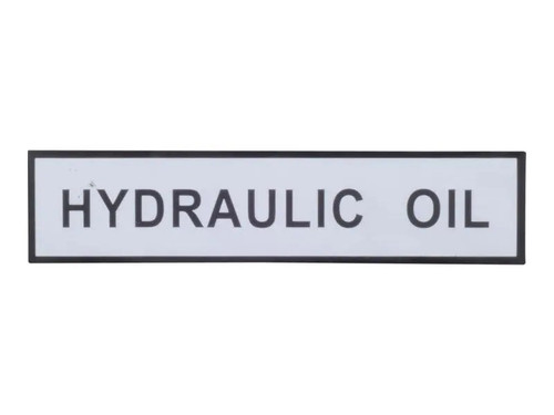 JLG Part # 77023006 | HYDRAULIC OIL DECAL, EA