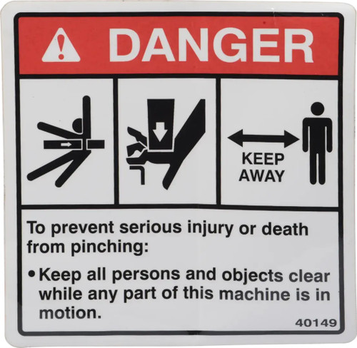 JLG Part # 90554017 | DECAL,DANGER, EA
