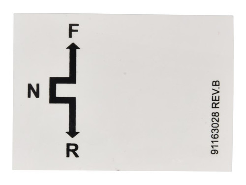 JLG Part # 91163028 | DECAL - SHIFTER, EA