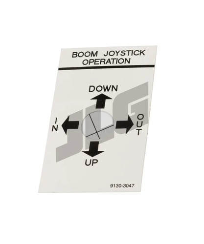 JLG Part # 91303047 | DECAL - BOOM OPER, EA