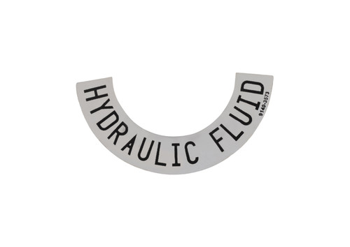 JLG Part # 91403573 | DECAL - HYDRAULIC FLUID, EA
