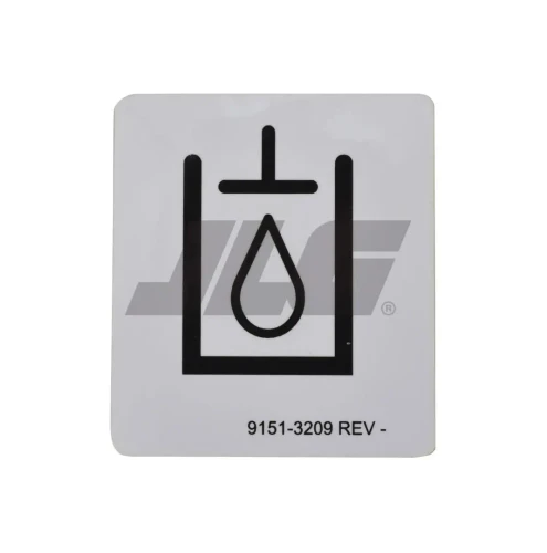 JLG Part # 91513209 | DECAL,HYDRAULIC FLUID, EA