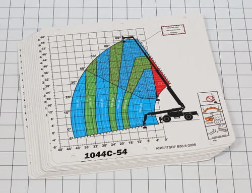 JLG Part # 1001106009 | LOAD,BOOKLET 1044C-54, EA