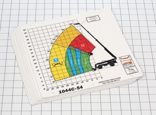 JLG Part # 1001110409 | LOAD,BOOKLET 1044C-54 SUP., EA