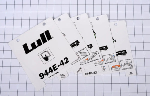 JLG Part # 1001110411 | LOAD,BOOKLET 944E-42 SUP., EA