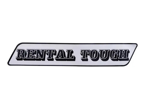 JLG Part # 10265694 | DECAL, RENTAL TOUGH -, EA