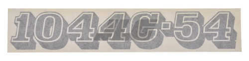 JLG Part # 10338841 | DECAL, MODEL NUMBER, 1044C-54, EA