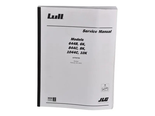 JLG Part # 10709790 | SERVICE MANUAL, 644B, 6K, 844C, EA