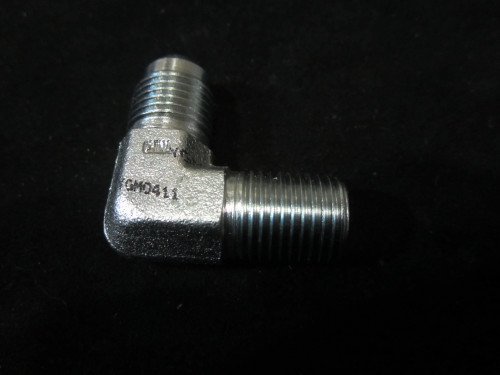 JLG Part # 2220773 | ADPT,90 S JIC/NPTF 6-4 FG, EA