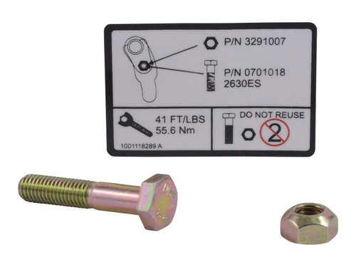 JLG Part # 2890182 | KIT, PIN RETENTION HARDWARE, EA