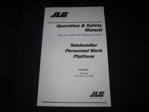 JLG Part # 31200160 | MANUAL, JLG PWP OP, EA