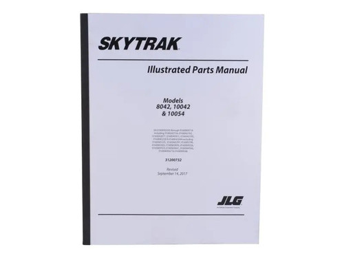 JLG Part # 31200732 | 8042/10042/10054 PARTS MANUAL, EA