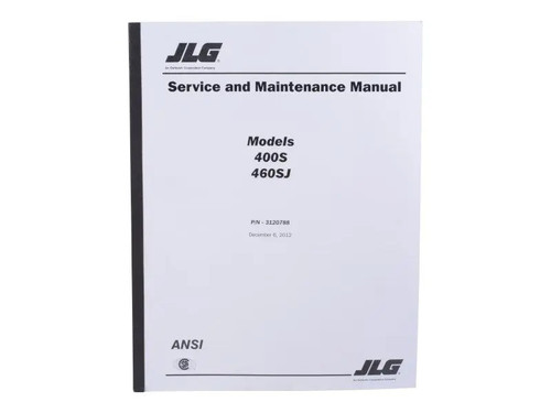JLG Part # 3120788 | MANUAL, 400S SERVICE & MAIN., EA