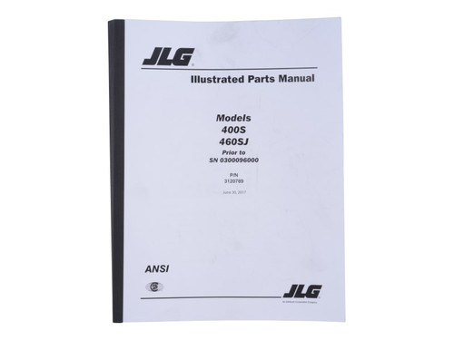 JLG Part # 3120789 | 400S PARTS DOM PRIOR S/N 96000, EA