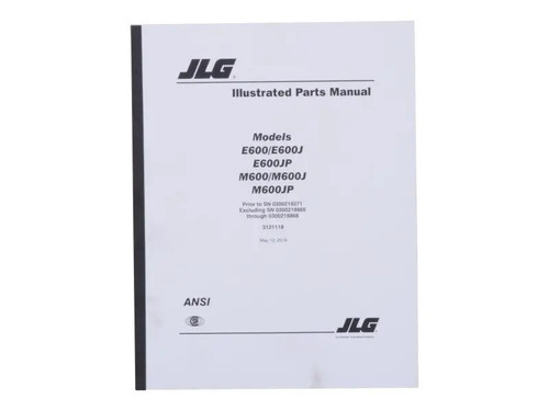 JLG Part # 3121118 | E/M600 DOM PTS PRIOR S/N219271, EA