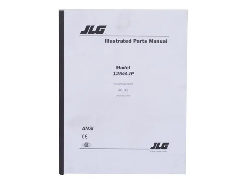 JLG Part # 3121172 | 1250AJP GLOBAL PT pre SN201017, EA