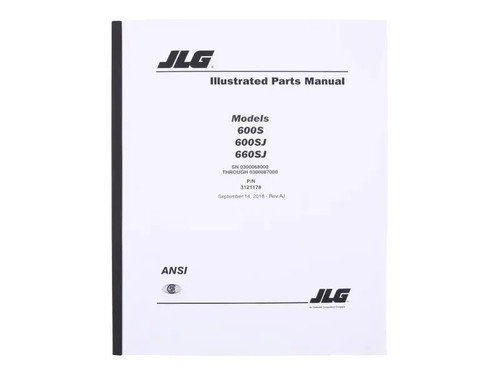 JLG Part # 3121178 | 600S PTS S/N 68000 TO 87000, EA