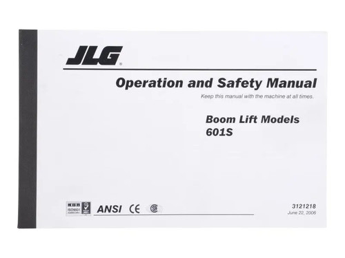 JLG Part # 3121218 | 601S GLOBAL OPERATOR/SAFETY, EA