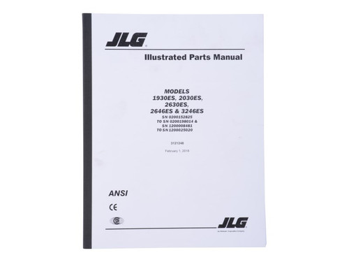 JLG Part # 3121248 | ES GLOBAL PARTS, EA