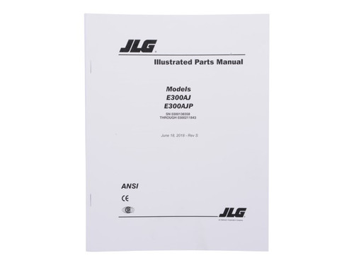 JLG Part # 3121254 | E300 GBL PTS S/N138358-211843, EA