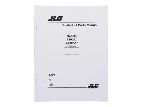 JLG Part # 3121254 | E300 GBL PTS S/N138358-211843, EA