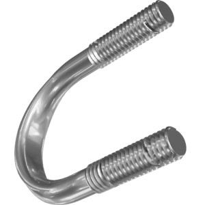 Genie Lift Part # 1251600GT - U-BOLT, FLATTENED, 1.5DIA. X 3/8 UNC,ZAG, EA