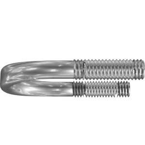 Genie Lift Part # 1251600GT - U-BOLT, FLATTENED, 1.5DIA. X 3/8 UNC,ZAG, EA