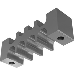 Genie Lift Part # 1253209GT - BLOCK, HOSE AND CABLE CLAMP, EA