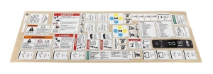 Genie Lift Part # 161764GT - DECAL KIT,3246 COMP,WORD,ANSI, EA