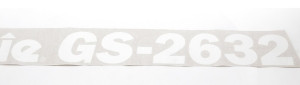 Genie Lift Part # 162008GT - DECAL KIT,S65,PLAT,WRD,ANSI, EA